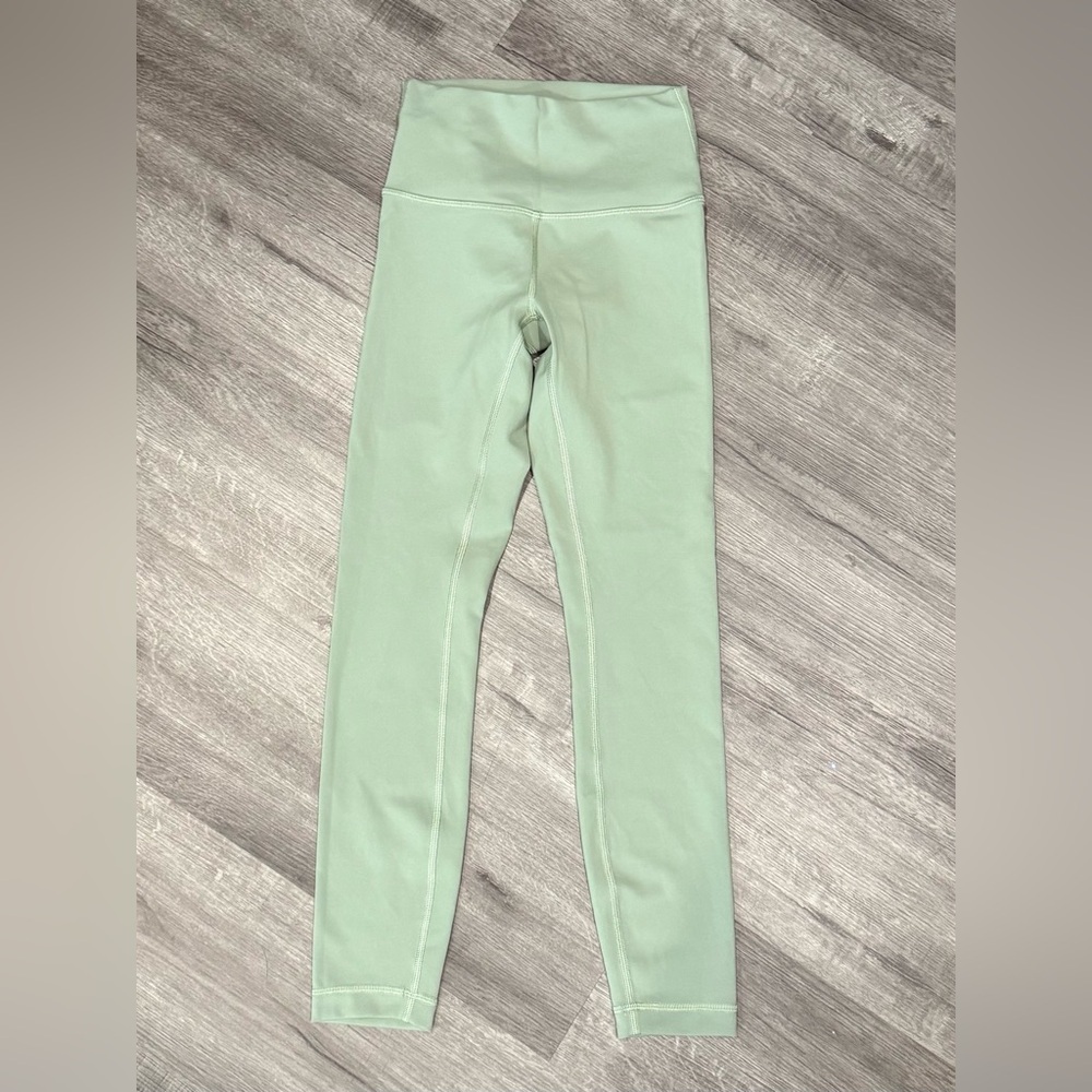 Lululemon Align High Rise Leggings Sage Green Size 4 Yoga Pants - Picture 8 of 8